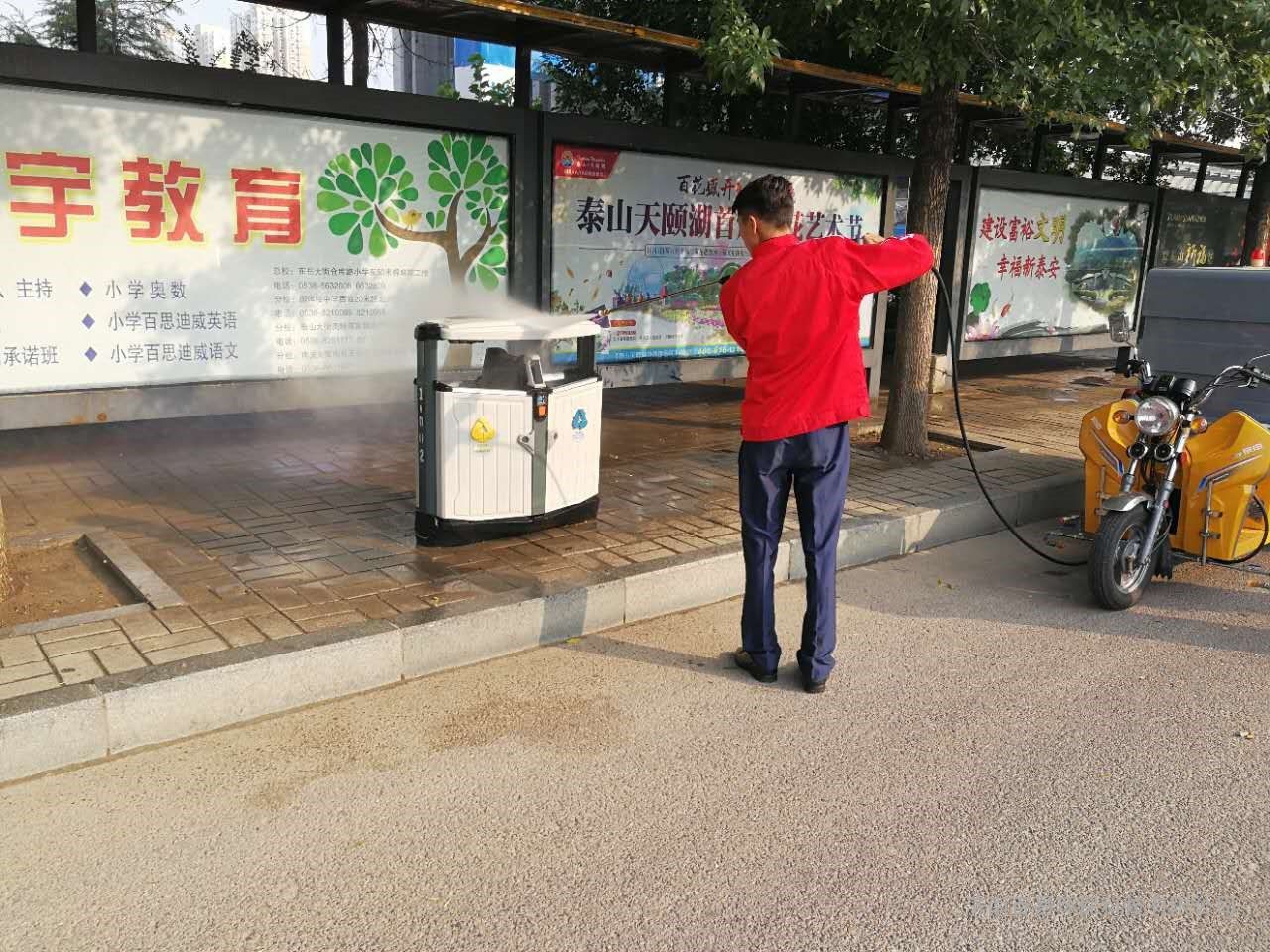電動高壓沖洗車在使用后需定期清洗